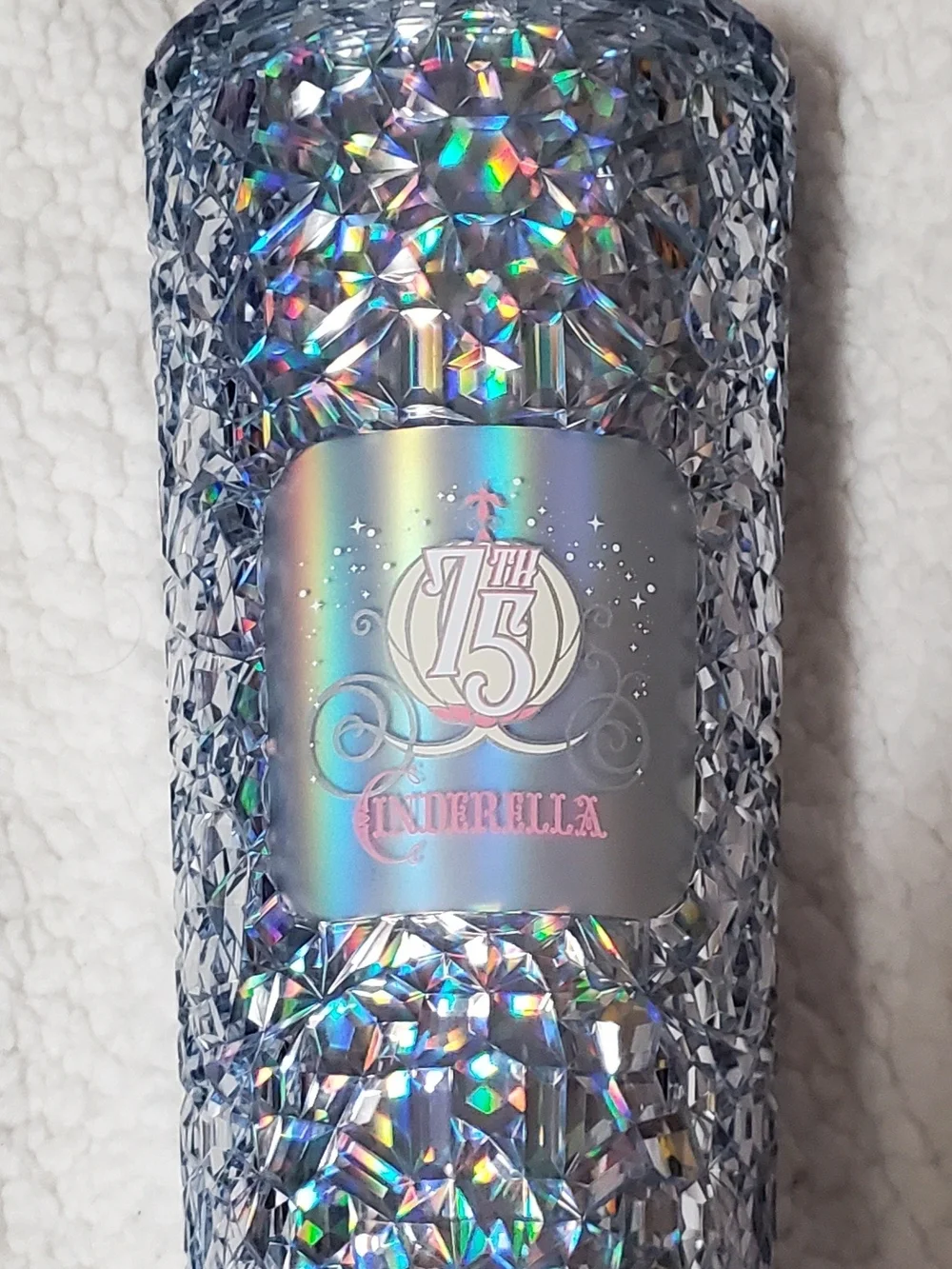 Disney Starbucks Cinderella 75th Anniversary Tumbler With Straw Topper